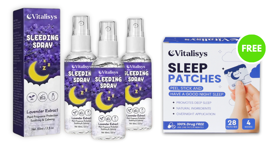 3 Sleeping Sprays + 1 FREE Sleep Patches Box