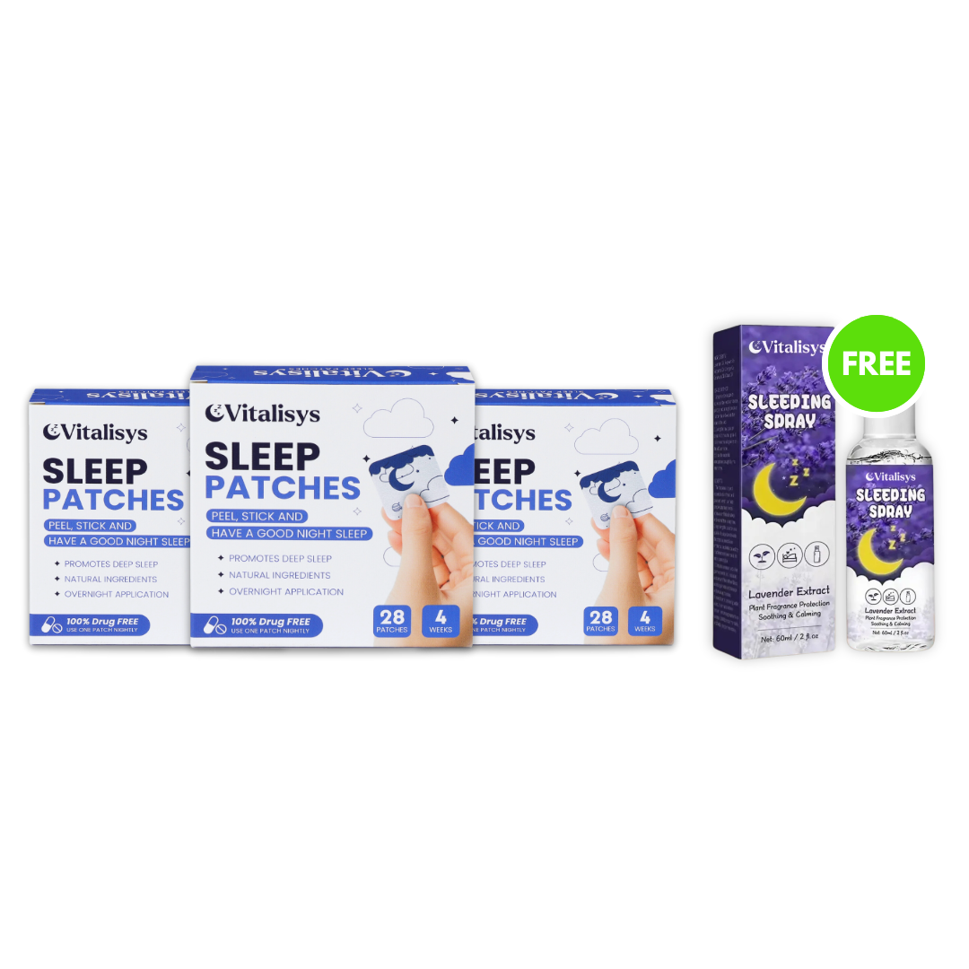3 Box Sleep Patches + 1 FREE Sleeping Spray Box